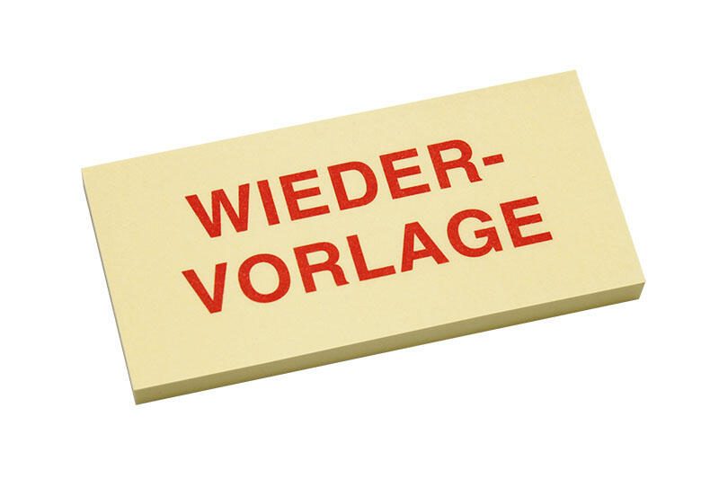 inFO WIEDERVORLAGE Haftmarker 3,5 x 7,0 cm 5651-01-WIEDER