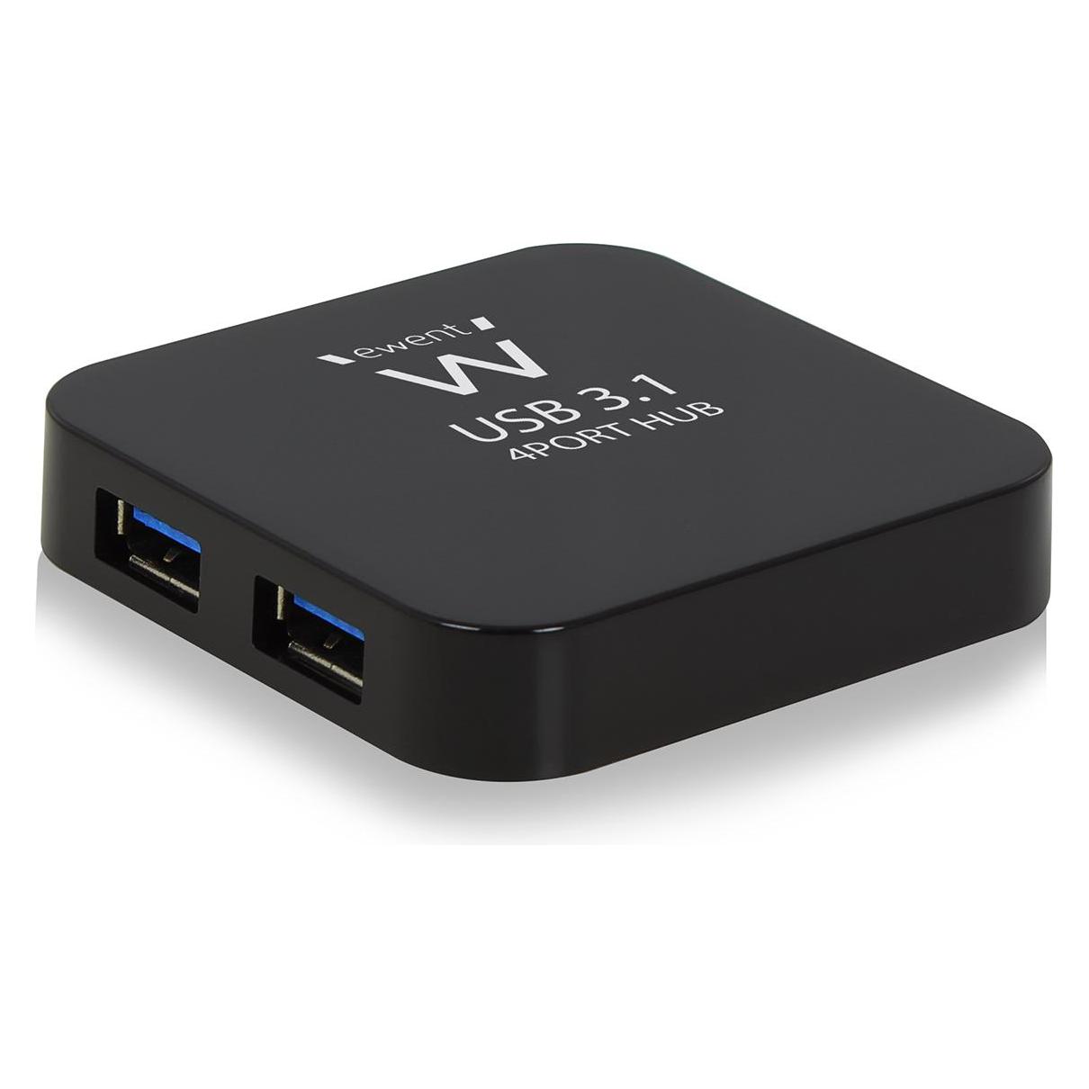 Ewent EW1134 USB3.0 Hub 4 port USB-SuperSpeed+High Speed USB 2.0. Netzteil (USB-A, 4 Ports) (EW1134)