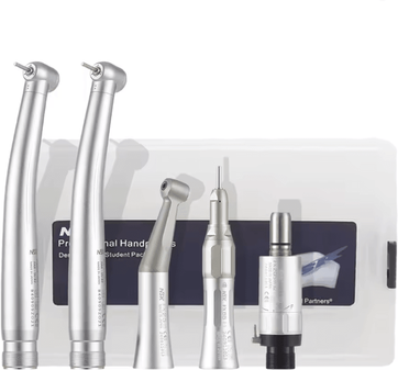 Inspire Essentials NSK FX Dual Drive Dental Handpiece Set 11 Contra Angle And High Speed Turbine 2hole Set 3