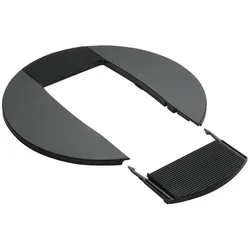 Hager Rosette halogenfrei DA200 2-seitig gschw