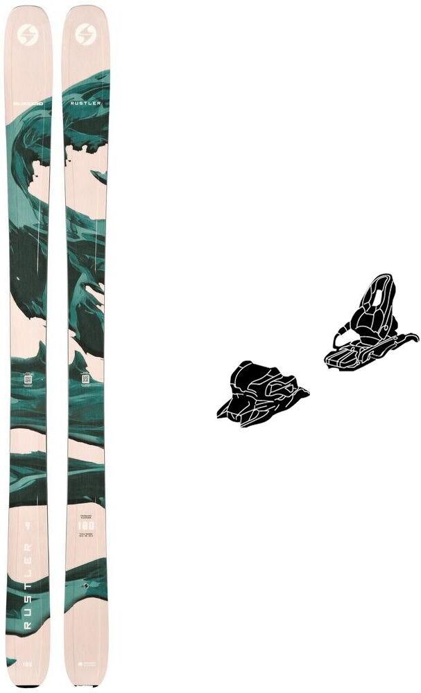 Blizzard  - Pack Ski Rustler 9 - 168 + 11.0 Tp 100mm Black Anthracite - Ski