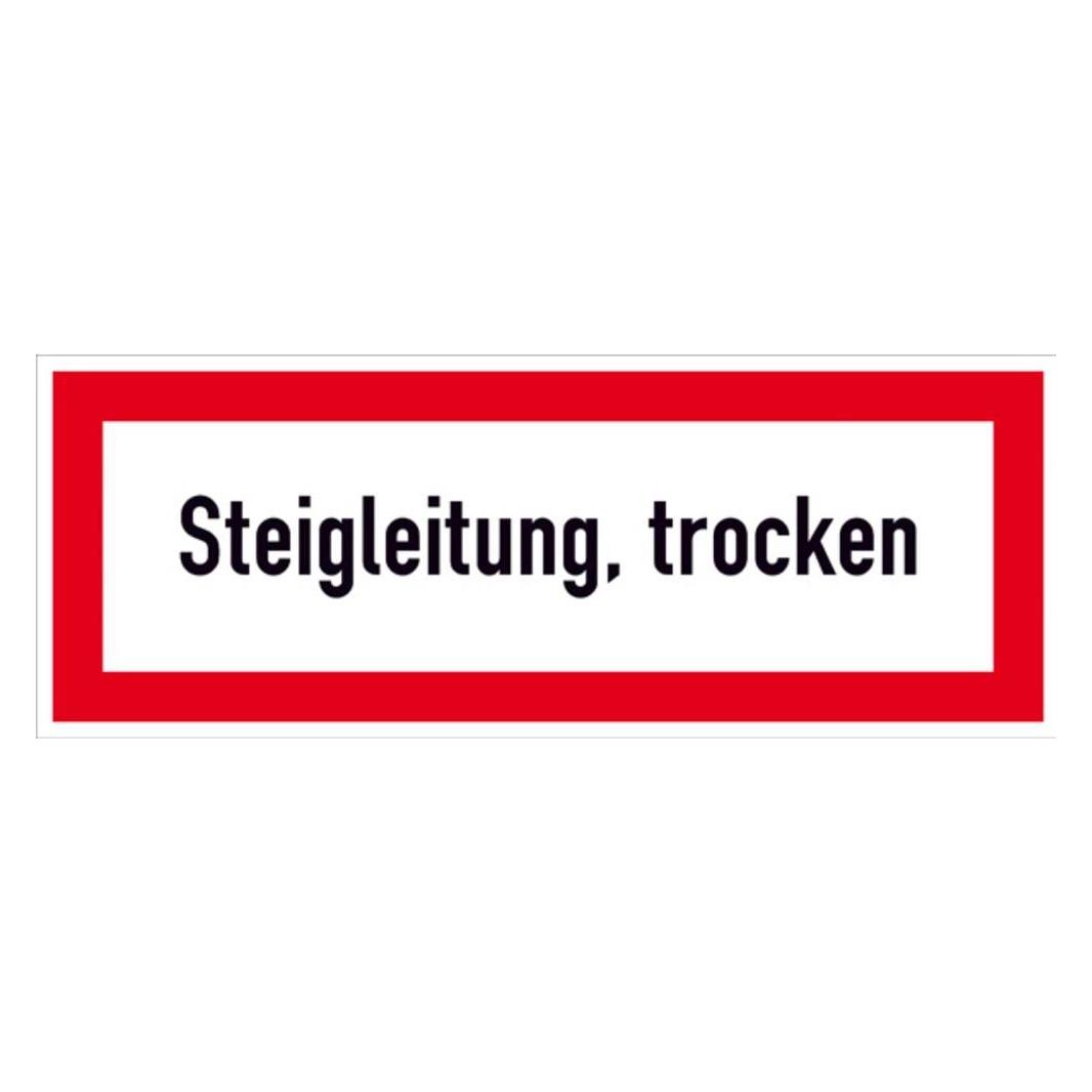 Wolk 21.2879 Hinweisschild Steigleitung trocken Folie selbstklebend B x (21.2879)