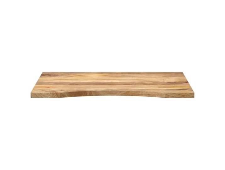 KTHLBRH Tischplatte 90 x 60 x 2,5 cm Massivholz Mangoholz Rustikal, leicht zu reinigende Oberfläche, für Büro oder Mittagessen, nur Etage
