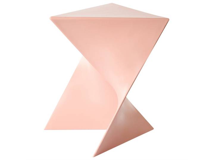 BEISTELLTISCH Pastellrosa Pecos