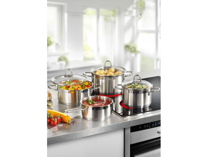 Silit Kochtopf-Set, 7-teilig, Edelstahl