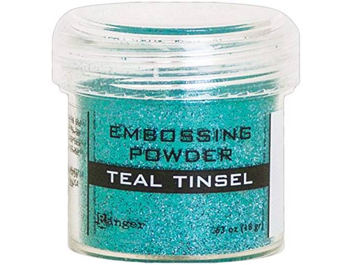 RANGER INDUSTRIES Embossing Poeder TINSL, Teal Tinsel, One Size