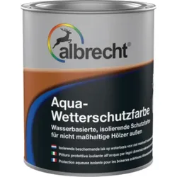 Albrecht Aqua Wetterschutzfarbe 2,5 L Base 3