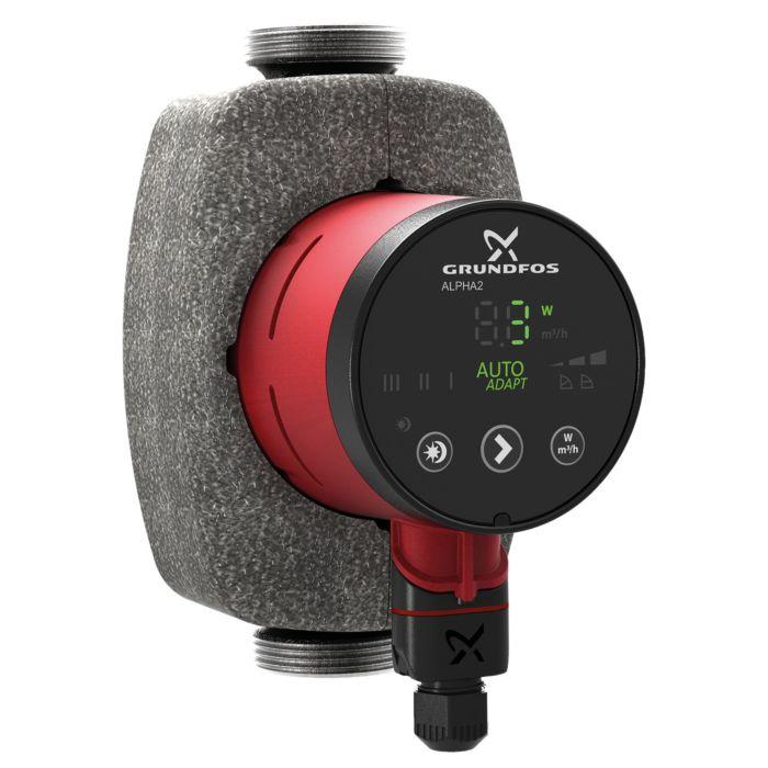Grundfos Alpha 2 25-60 N Heizungspumpe 99271971 180mm, Edelstahl, D-A-CH, Modell 2017