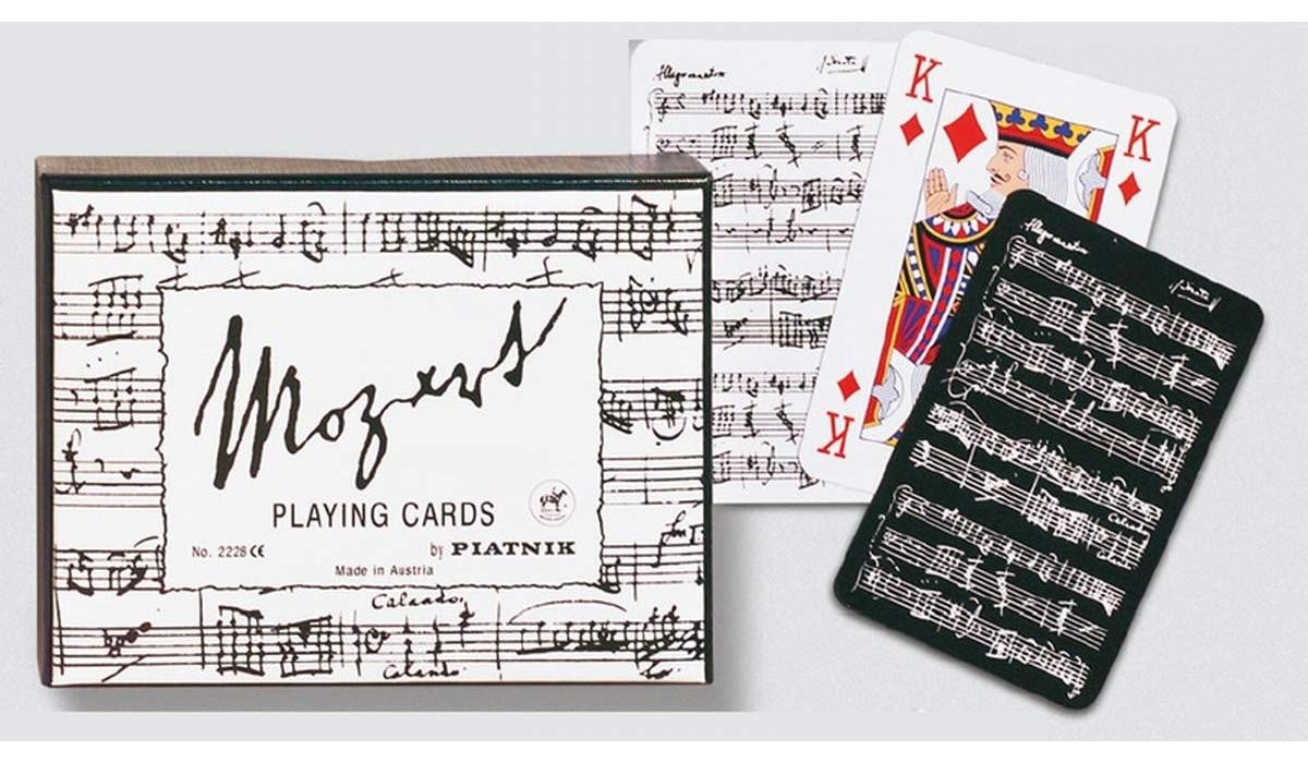 Piatnik Mozart speelkaarten dubbel pak