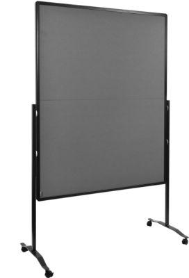 Moderationswand Legamaster PREMIUM PLUS klappbar, Textil, grau