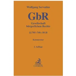 Gesellschaft bürgerlichen Rechts, Fachbücher von Wolfgang Servatius