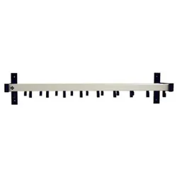 PROREGAL Wandgarderobe mit 19 Haken & Hutablage |