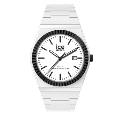 Quarzuhr ICE-WATCH "ICE power - PW1", weiß, weiß, weiß, weiß, Armbanduhren, Herren, Weiß, Quarzuhr, Armbanduhr, Herrenuhr, Silikonarmband, analog