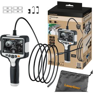 Laserliner Endoskop-Kamera 082.255E VideoScope XL, mit LED, 3m Kabel, IP67, Display 480 x 272 Pixel, Kopf Ø 7,9mm