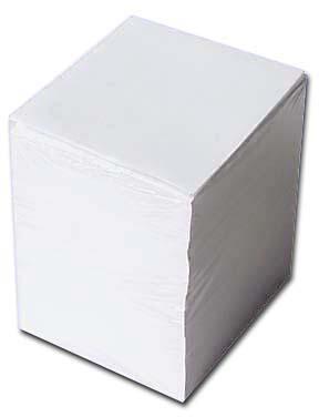 neutral Notizzettel 9.2 cm x 7.6 cm weiß 100110259668806