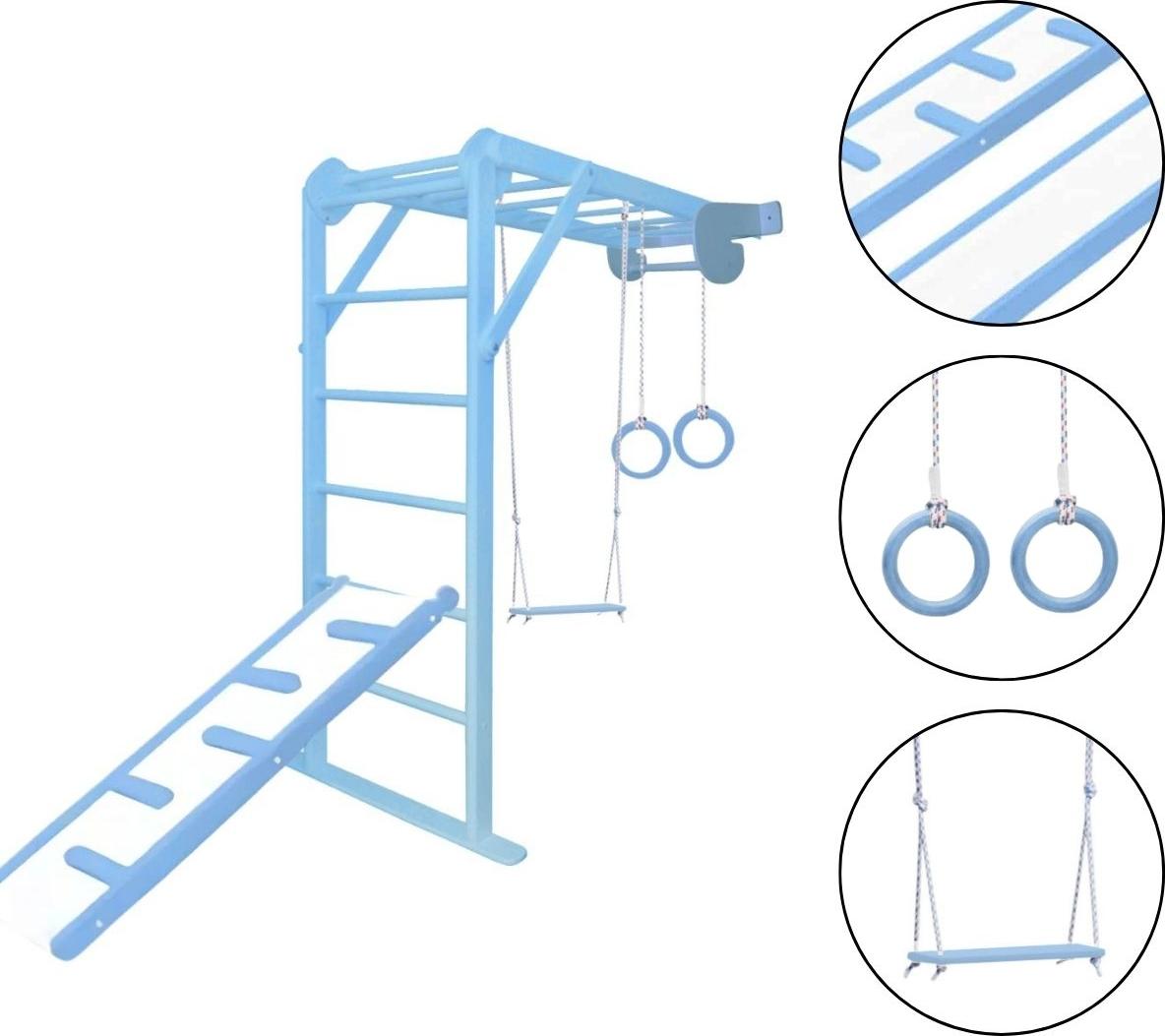 Mini Plus Sprossenwand Klettergerüst indoor Set - Kompakt & Vielseitig