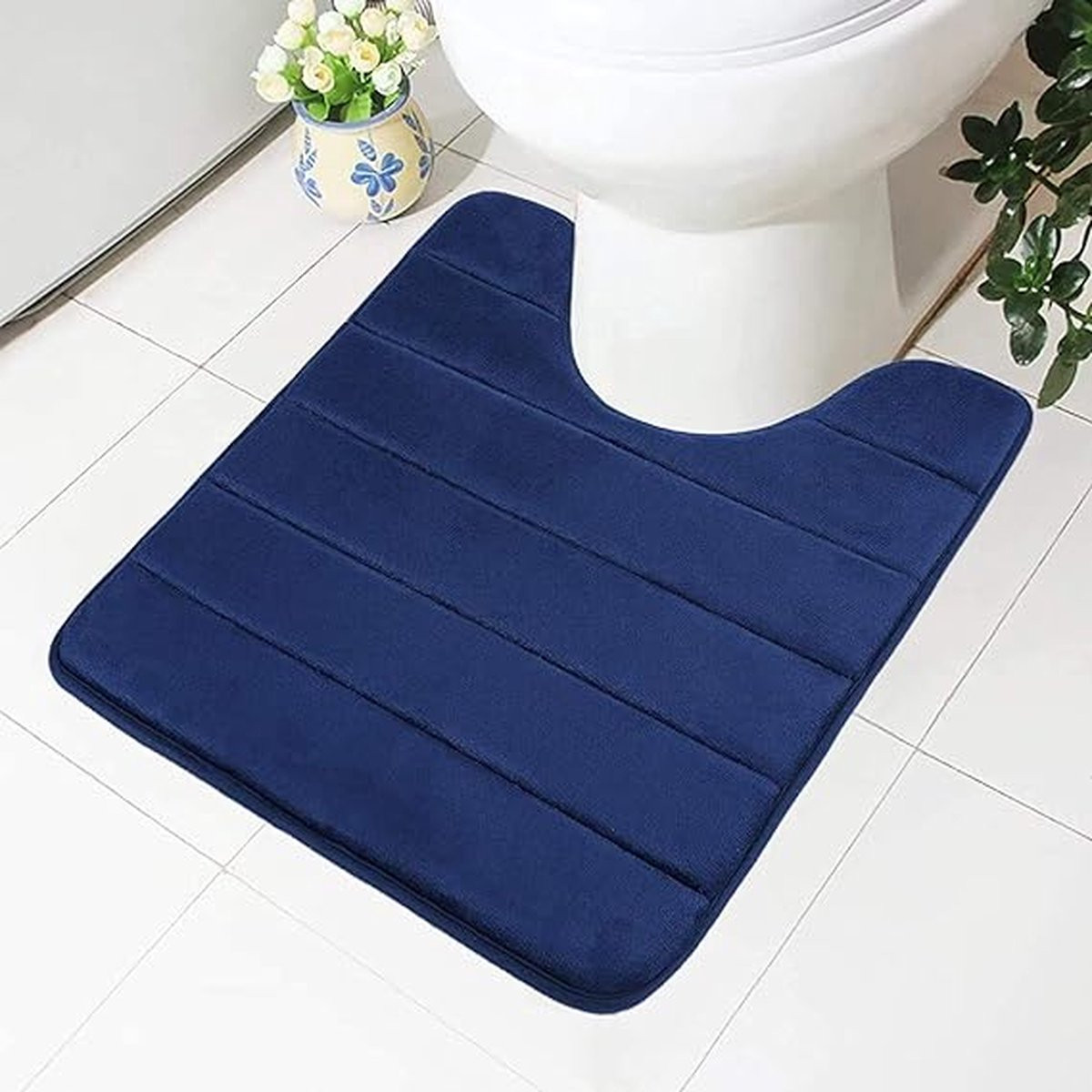 Zachte en waterabsorberende antislip badmat voor toilet en badkamer
