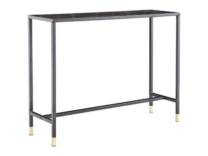 Console en acier et verre Dipp Noir