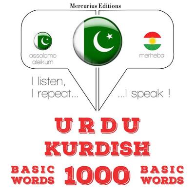 1000 essential words in Kurdish - JM Gardner, Audio, 9782821148260
