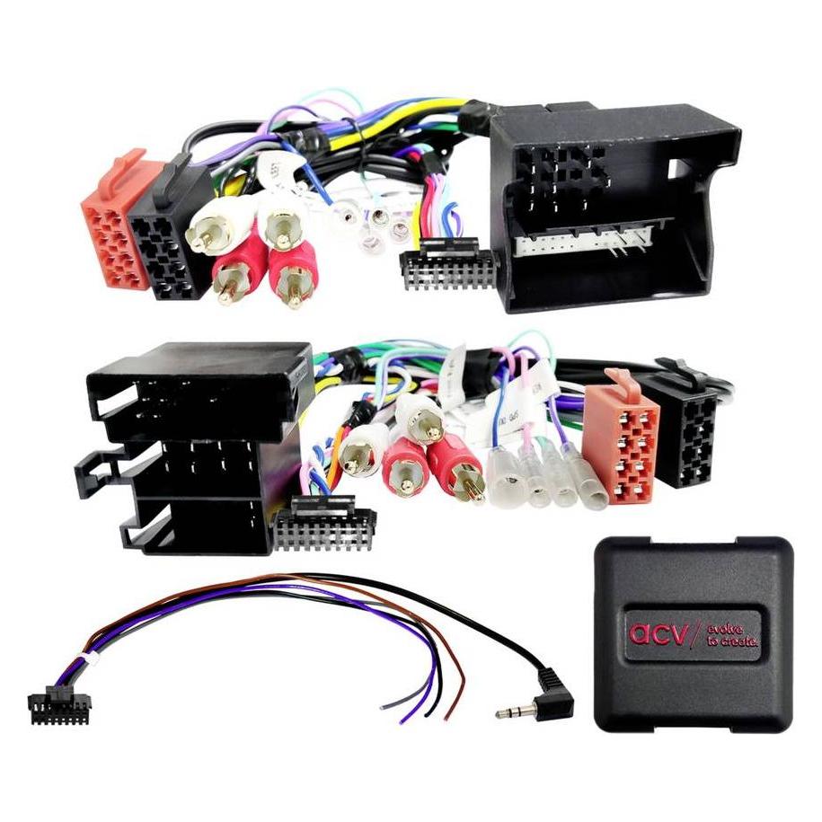 ACV 42xad00c | Lenkradinterface Audi mit Mini-ISO oder Quadlock und Amp (42xad00c-0)