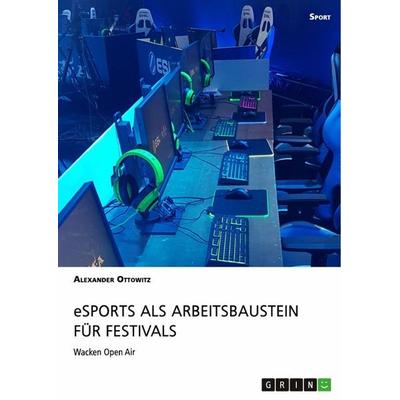 eSports als Arbeitsbaustein für Festivals, Taschenbuch von Alexander Ottowitz, GRIN, 978-3-668-96838-7