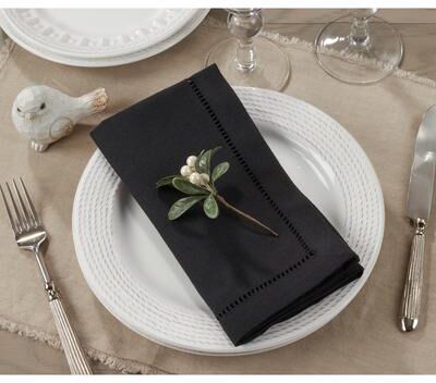 Saro Lifestyle Rochester Collection Hemstitched Napkin