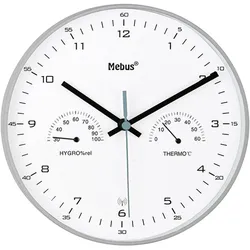 Mebus, Wanduhr, Funk-Wanduhr Kunststoff