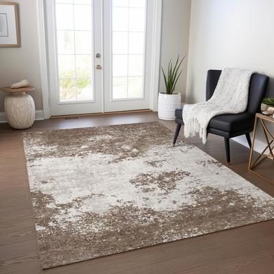Addison Rugs Machine Washable Indoor/ Outdoor Abstract Pixels Chantille Rug