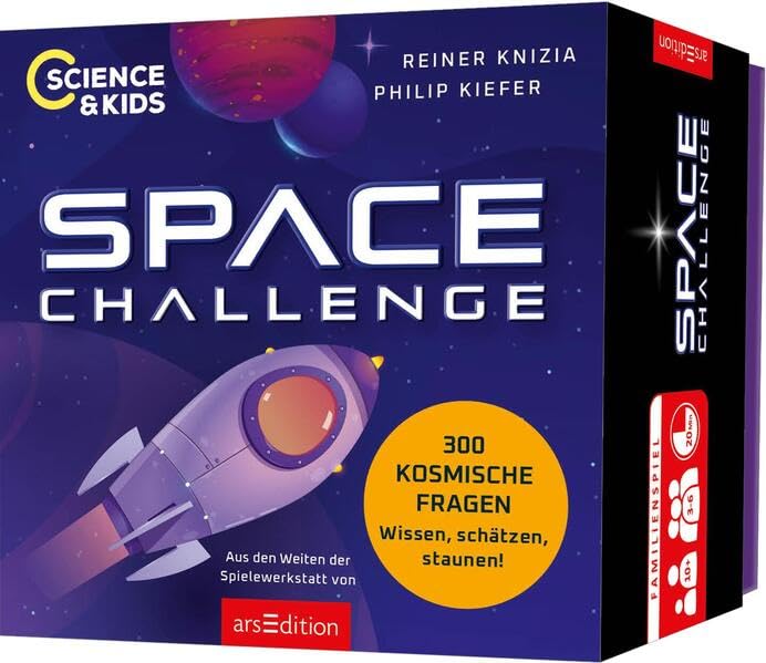 Reiner Knizia - Science & Kids – Space Challenge: 300 kosmische Fragen – Wissen, schätzen, staunen! - Preis vom 11.10.2026 03:10:56 h