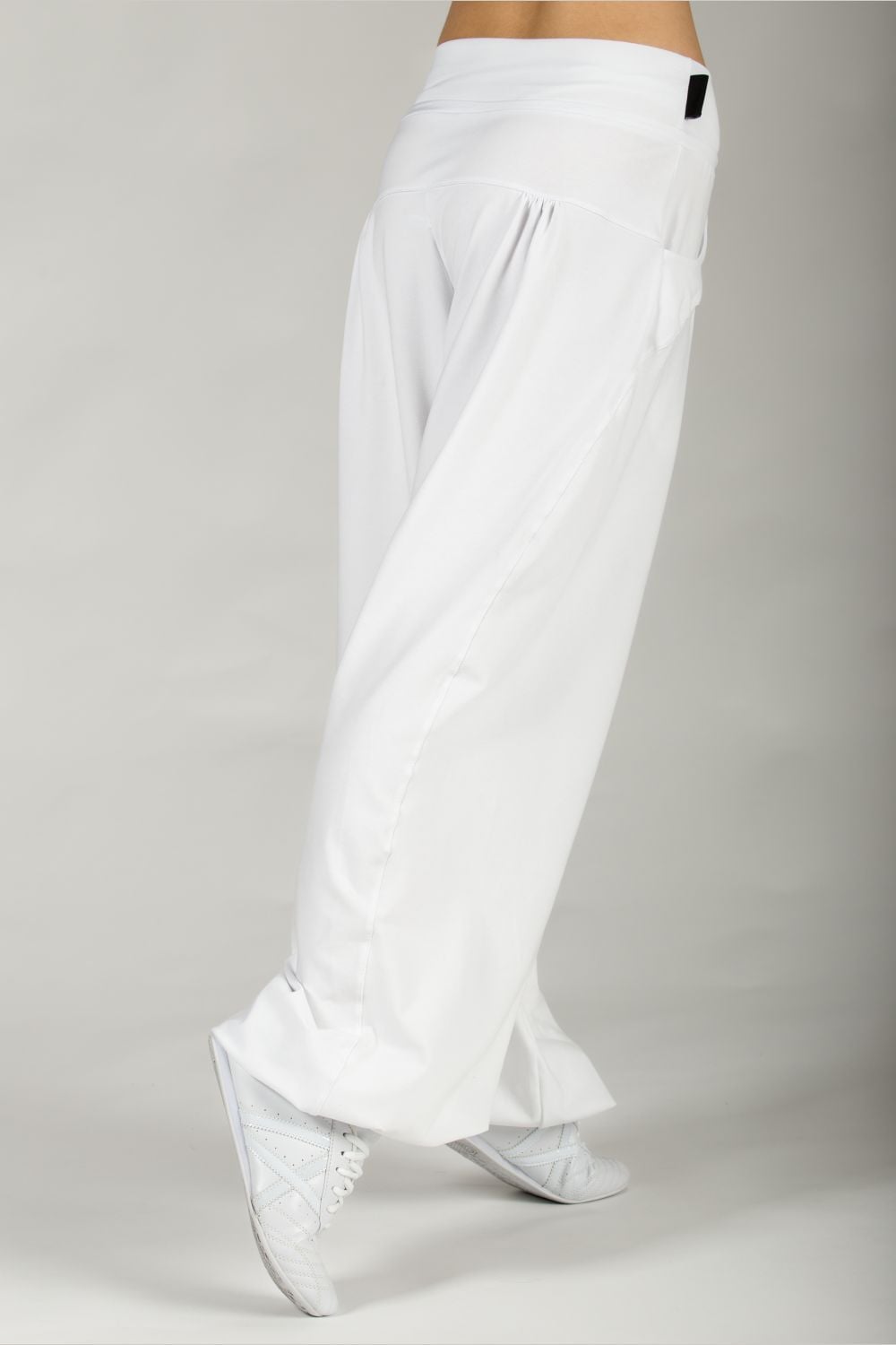 Dancehose WINSHAPE "WTE3", Damen, Gr. S, Normalgrössen, weiss (weiß), 90% Baumwolle, 10% Elasthan, Hosen Dancehose, Dance-Style weiß S, Normalgrössen