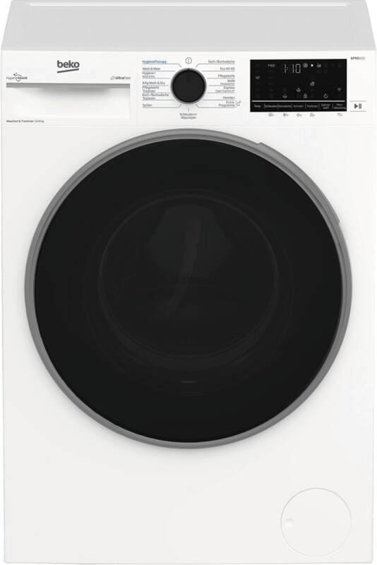 Beko B3DFT512447W Freistehender Waschtrockner 12 kg / 8 kg 1400 U/min.