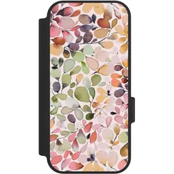 Nivocase Klapphülle für Google Pixel 10 Handyhülle aus Kunst Leder NIVOflip schwarz Muster Pattern (Google Pixel 10), Smartphone Hülle, Schwarz
