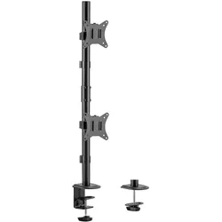 Aisens SOPORTE MESA GIRATORIO E INCLINABLE 2 MONITOR/TV 9KG 17-32 (Tisch, 32", 9 kg), Monitor Halterung, Schwarz