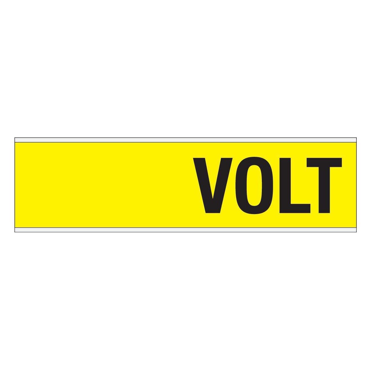 Brady Kennzeichnungen für Leitungen und Stromspannung, Volt (VOLTAGE MARKERS CV VOLT A)