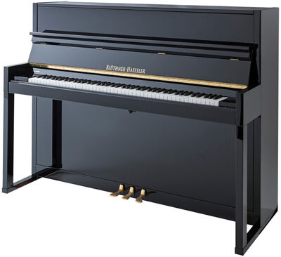 Blüthner Haessler Model HB 116 Schwarz poliert