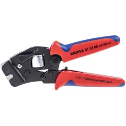 Knipex, Zange, Selbsteinstellende Crimpzange für Aderendhülsen (190 mm)