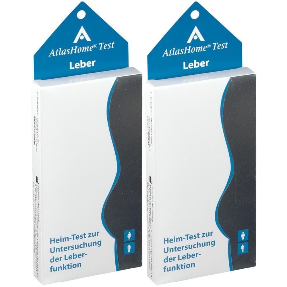 Hometest zur Untersuchung der Leberfunktion 2x 2x2 St Teststreifen