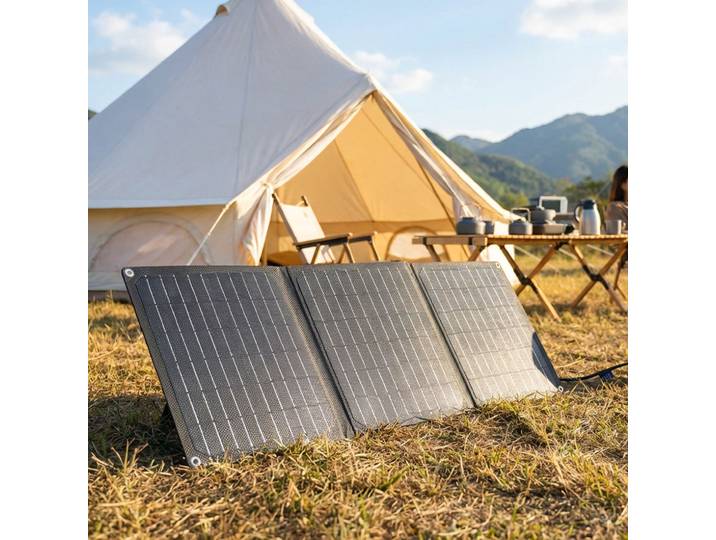 Faltbares Solarpanel 21 Watt mit MC4-Anschluss, 63 x 21,5 x 2 cm