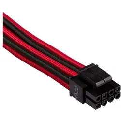 CORSAIR Premium Individually Sleeved EPS12V CPU cable, Type 4 (Generation 4), RED/BLACK