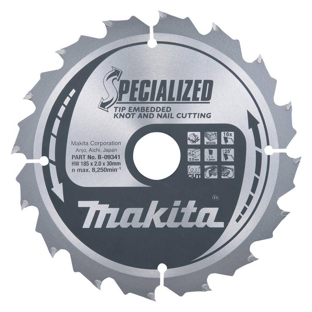 Makita SPECIALIZED Kreissägeblatt 185 x 30 x 2 mm 40 Zähne ( B-33174 ) (B-33174)