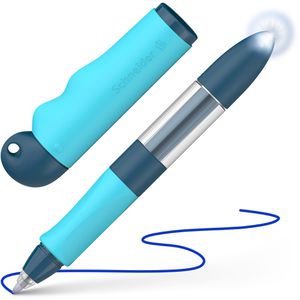 Schneider Tintenroller Base Senso 188733, Gehäuse blau-türkis, 0,6mm, Schreibfarbe blau