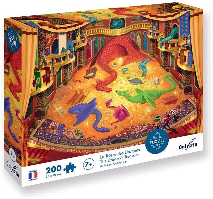 Puzzle 200 pcs Le Trésor des Dragons - Calypto