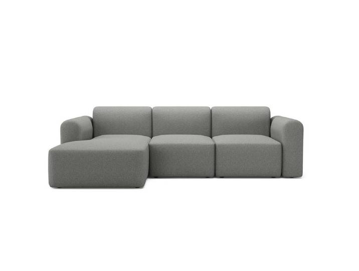 Tenksom Ecksofa Rund, Relax-Ecke, Big-Sofa, Endless Seating, Bezüge wechselbar, Kaltschaum im Sitz, Nordic Swan Ecolabel