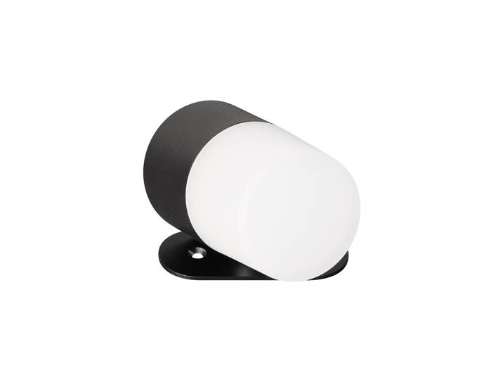 FH Lighting LED-Akkuwandspot Magnetic, schwarz/weiß, dimmbar, CCT, IP44 dimmbar, schwarz, für Flurbereich, Kunststoff, Modern, LED Deckenlampe