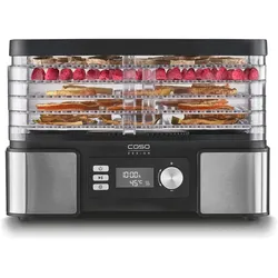 Caso Food Dehydrator DH 450 Power 370-450 W, Number of trays 5, Temperature control, Integrated timer, Bl, Dörrautomat, Schwarz