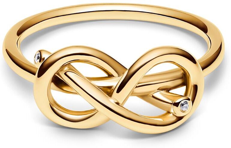 Pandora Damenring Unendlichkeitsknoten Moments, IP Gold gold