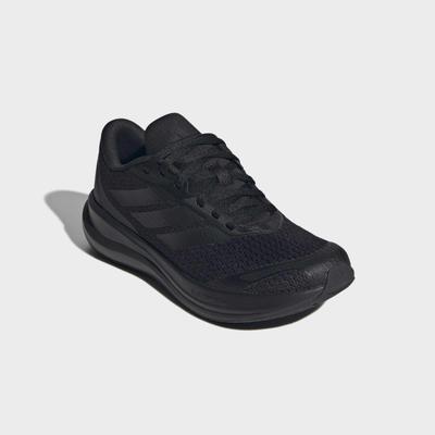 Laufschuh ADIDAS SPORTSWEAR "RUNFALCON 6 KIDS", Kinder, Gr. 38, schwarz (core schwarz, core schwarz, core schwarz), Textil, Schuhe Laufschuh