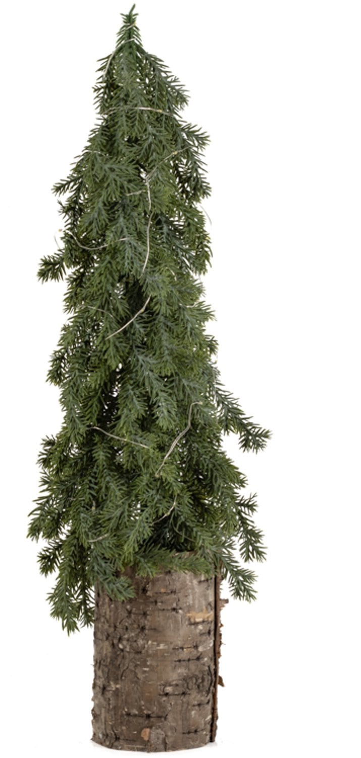 Ever kunst kerstboom met LED verlichting, 58 cm