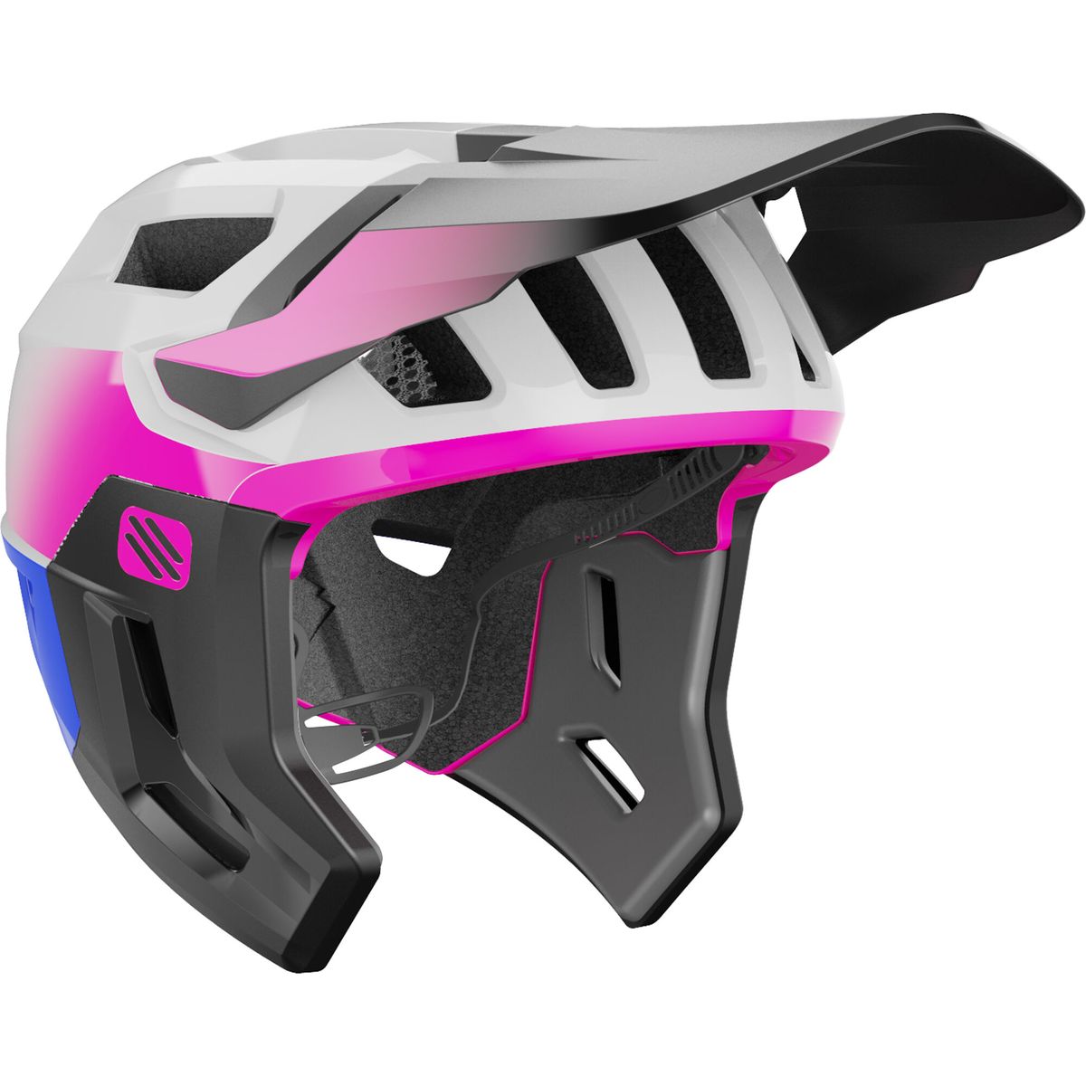 Rudy Project Helmet Terraform Pro white/pink/cyber blue shiny (HL900022-HL900022) L