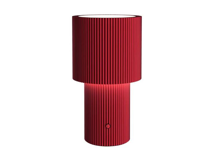 Herstal Lampe de table portable Iluma Rouge